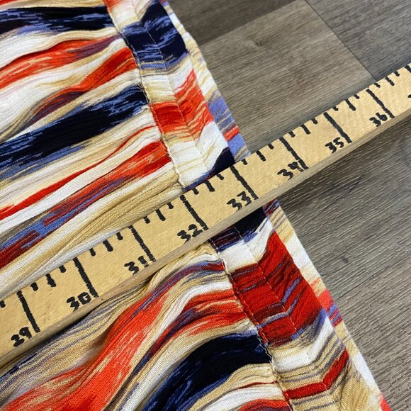 New Direction Chiffon Watercolor Skirt Size Large - Picture 5 of 5